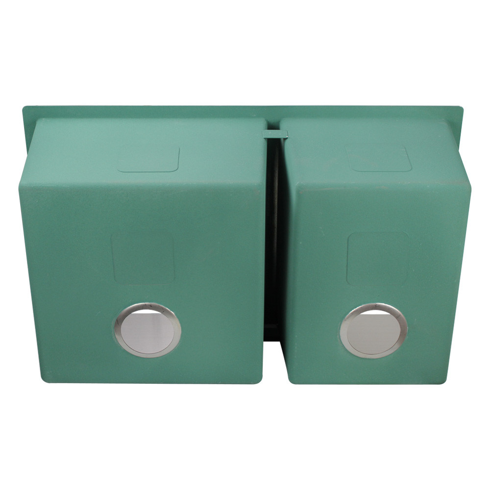 31.5-in x 18.5-in x 10-in 16 Gauge 60/40 Double Bowls, Undermount Stainless Steel Kitchen Sink