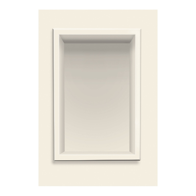 7-1/2-in x 11-in Recessed Shampoo Caddy in Cameo