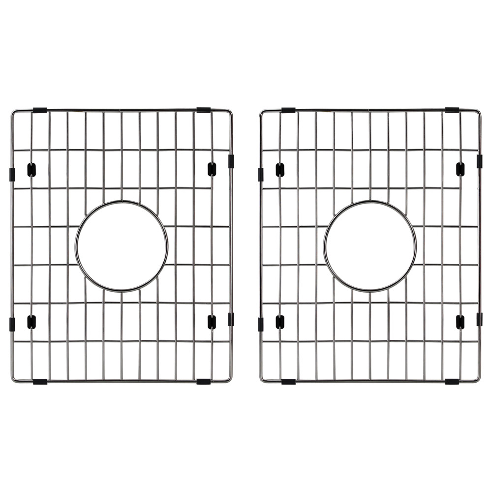 Bottom Stainless Steel Sink Grid Set for FUDC332010, FUDF332010, FUDH332010, FUDM331810, FUDR332010 Fireclay Kitchen Sinks