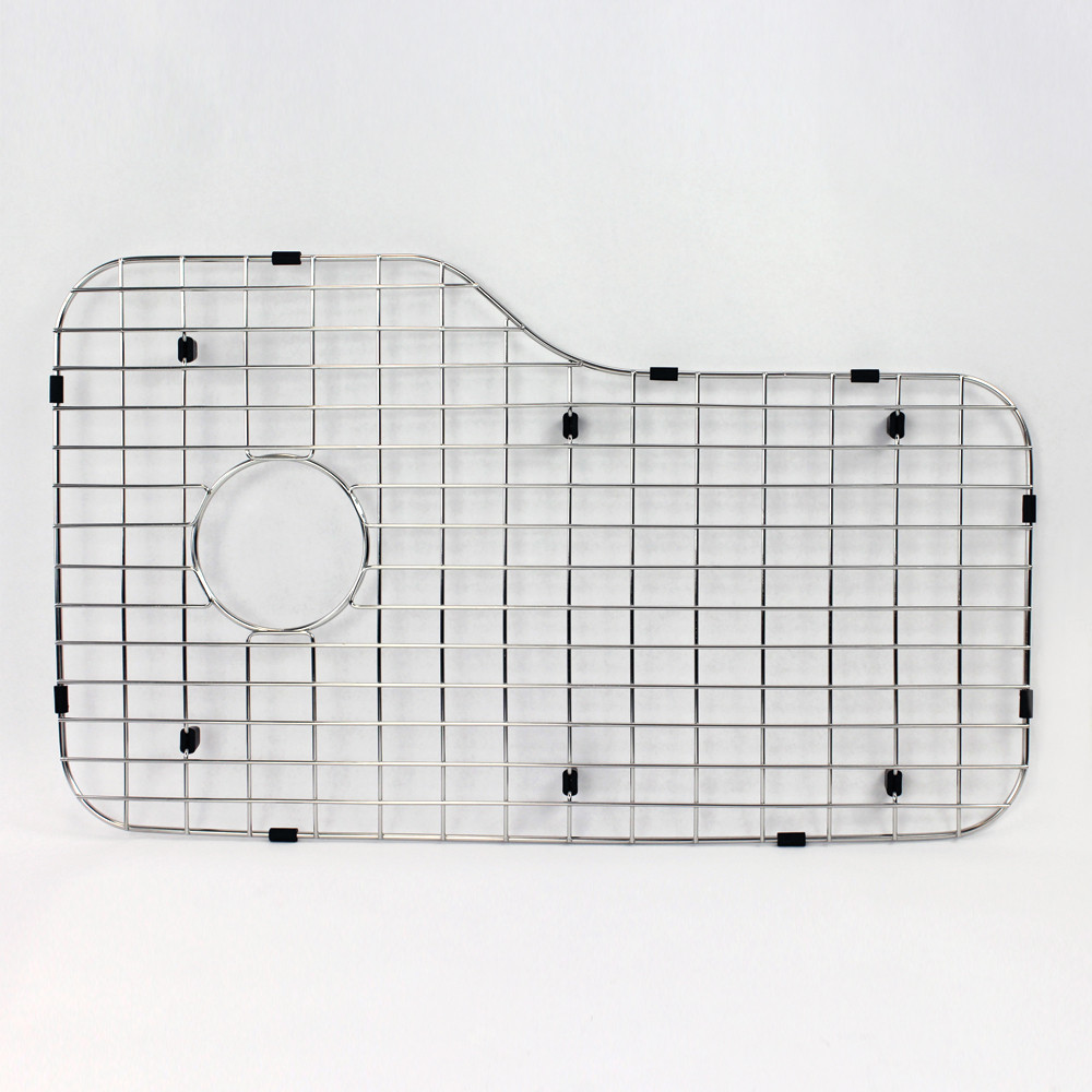 33-in x 22.02-in x 9-in 16 Gauge Super Single Bowl, Stainless Steel Kitchen Sink, Drop-in Installation with 3-Holes, with Grid, Strainer, Installation Kit
