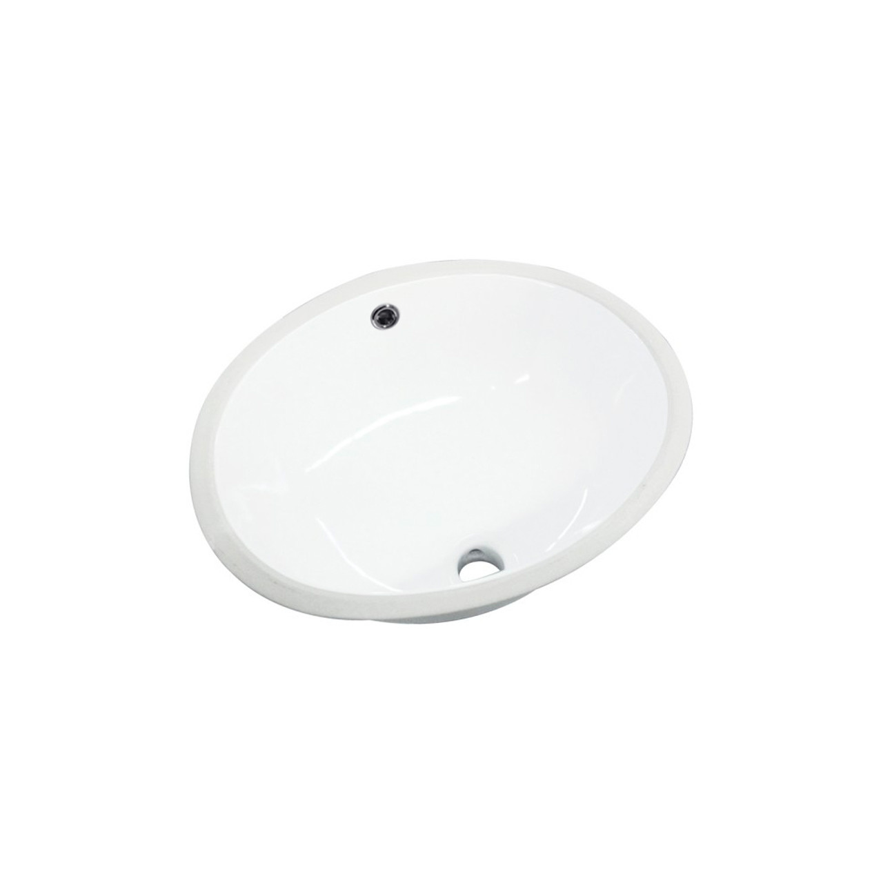 Transolid TL-1520-01 Vitreous China Undermount Lavatory in White