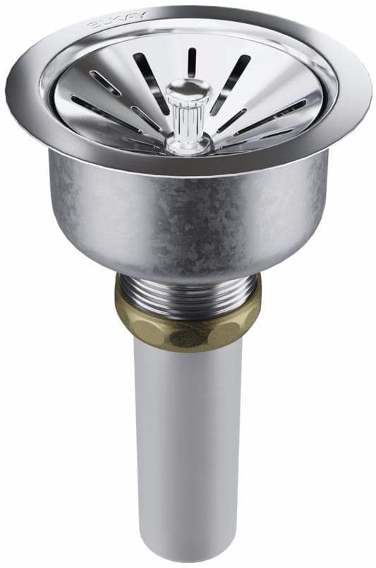 Perfect Drain Fitting Type 304 Stainless Steel Body and Strainer in Lustrous Steel