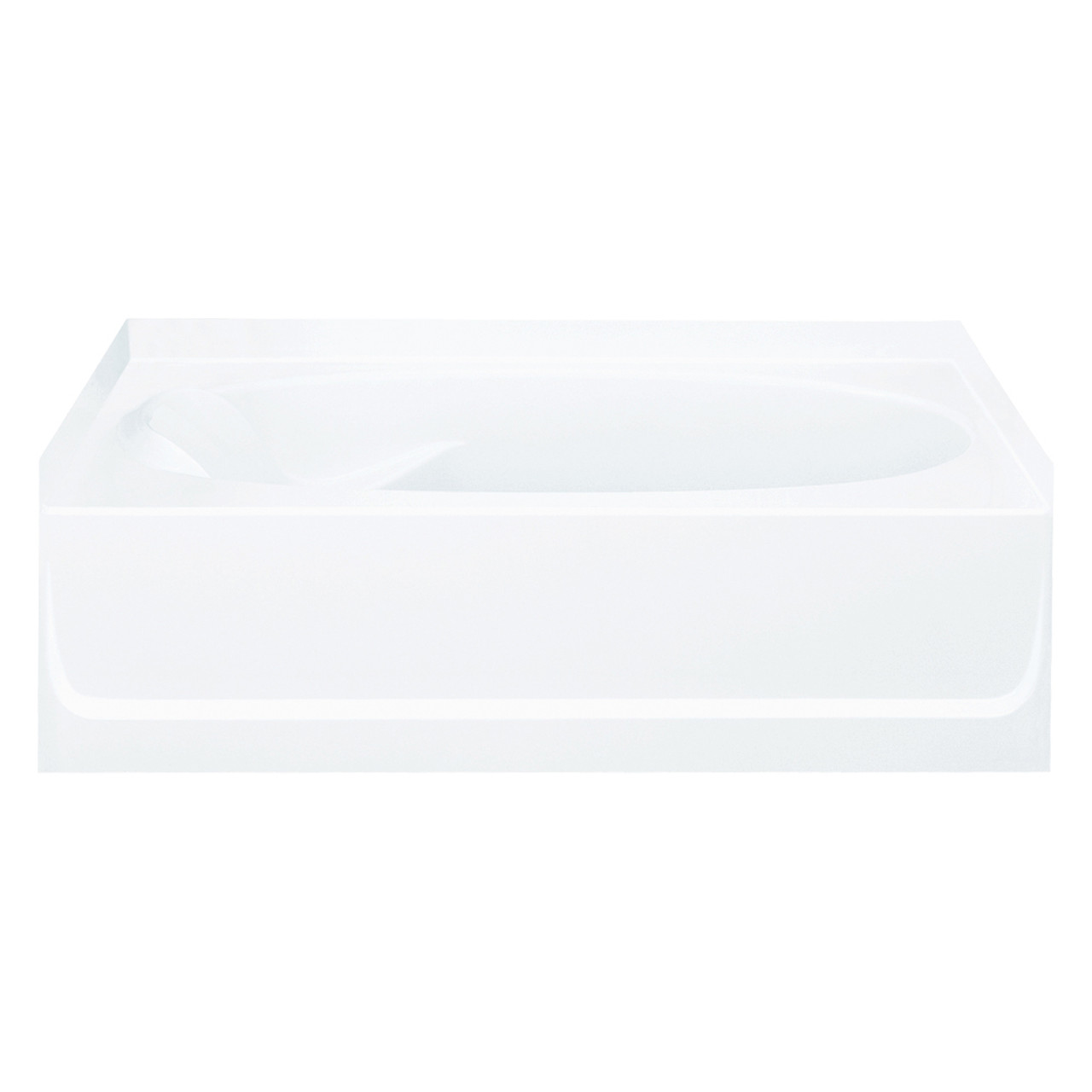 Sterling 7111R-5405SC-0 60-in x 42-in Bathtub, Walls and Door Kit, in White/Chrome with Clear Glass Sterling 7111R-5405SC-0 60-in x 42-in Bathtub, Walls and Door Kit, in White/Chrome with Clear Glass