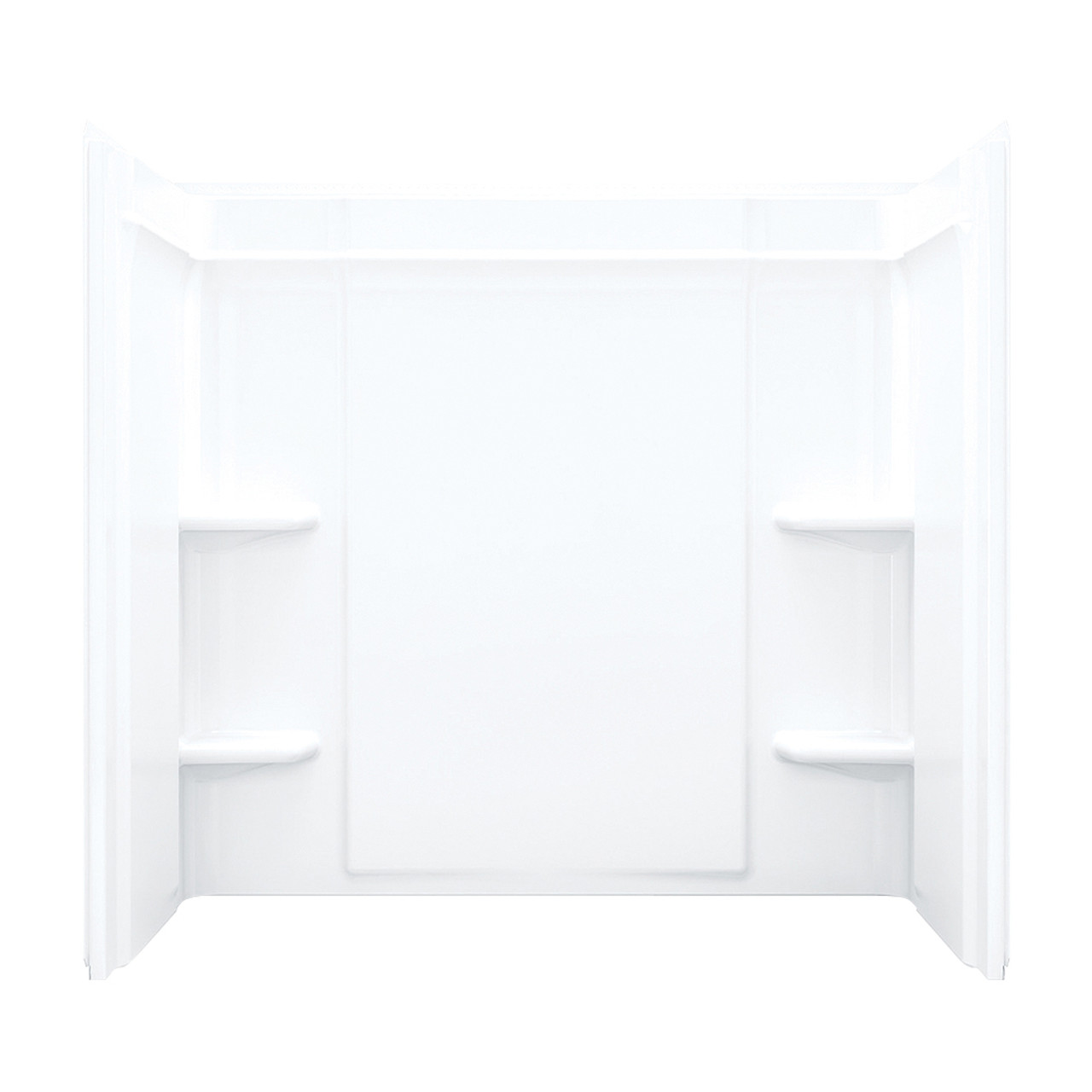 Sterling 7132L-5405SC-BD-0 60-in x 32-in Bathtub, Walls and Door Kit, in White/Chrome with Clear Glass Sterling 7132L-5405SC-BD-0 60-in x 32-in Bathtub, Walls and Door Kit, in White/Chrome with Clear Glass