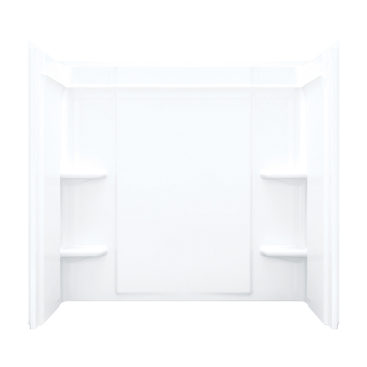 Sterling 7137L-5405SC-0 60-in x 30-in Bathtub, Walls and Door Kit, in White/Chrome with Clear Glass Sterling 7137L-5405SC-0 60-in x 30-in Bathtub, Walls and Door Kit, in White/Chrome with Clear Glass