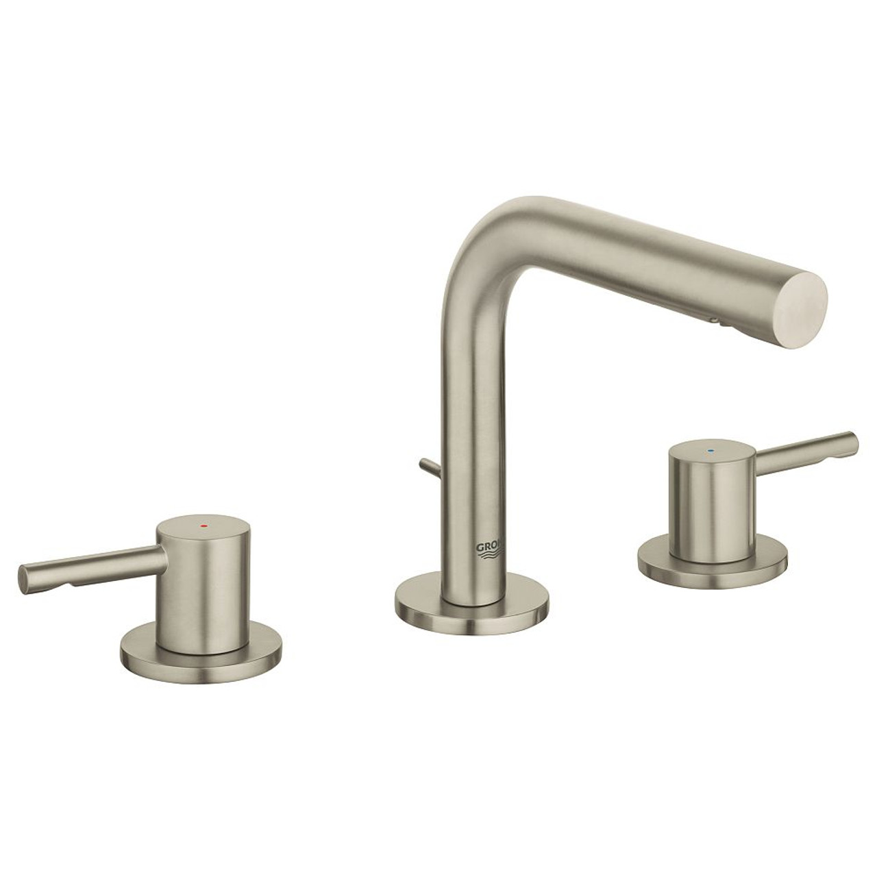 Grohe 20297ENA Essence 8" Widespread Two-Handle M-Size Bathroom Faucet in Brushed Nickel Grohe 20297ENA Essence 8" Widespread Two-Handle M-Size Bathroom Faucet in Brushed Nickel