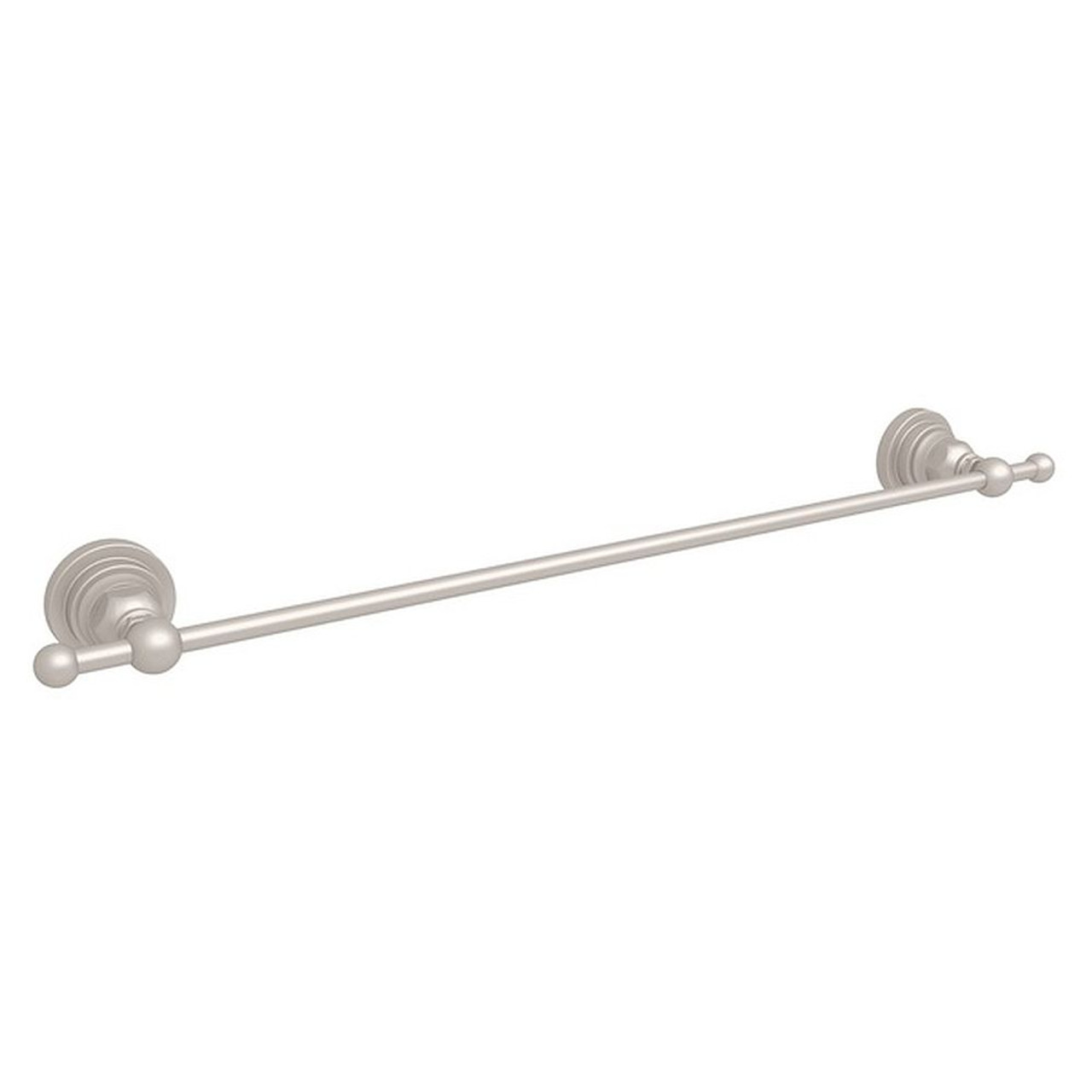Rohl A1484LISTN 18-in Single Towel Bar in Satin Nickel