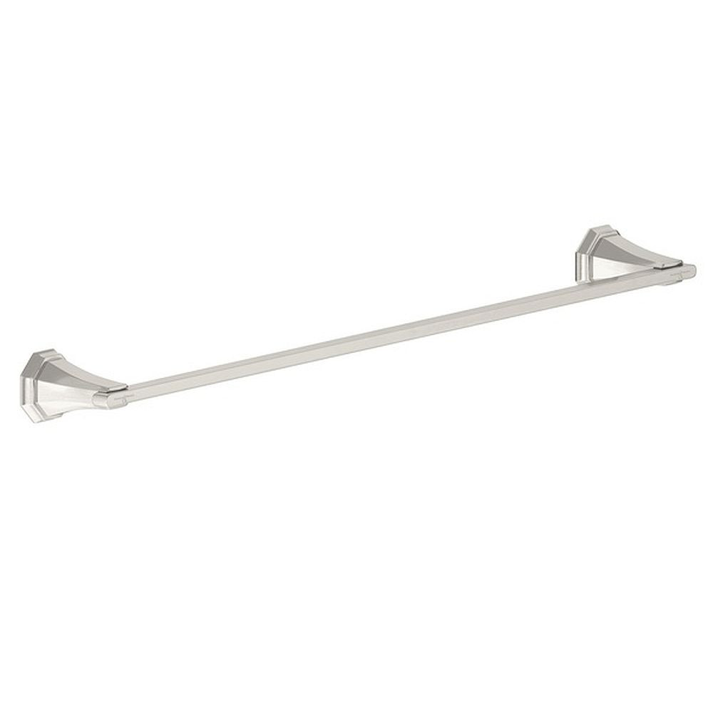 Rohl U.6140STN 18-in Wall Mount Single Towel Bar in Satin Nickel