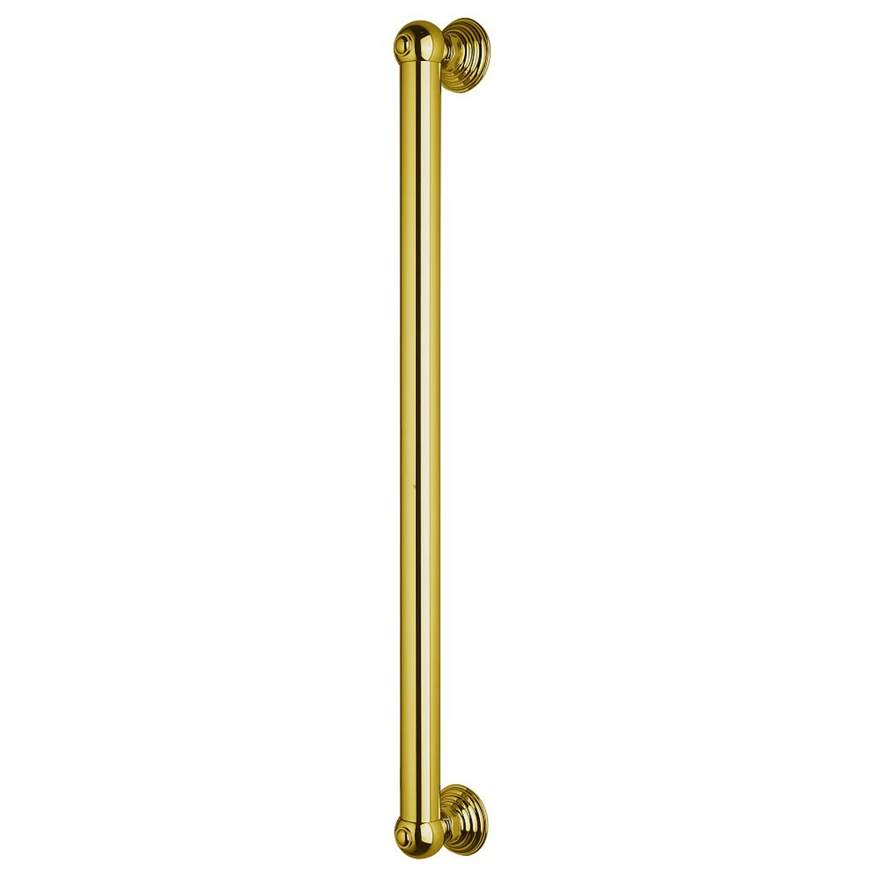 Rohl 1261IB 24-in Decorative Grab Bar in Italian Brass