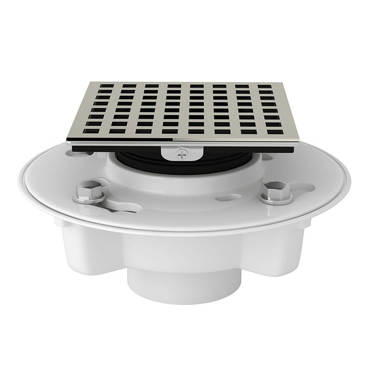 PVC 2-in X 3-in Drain Kit with 3143 Matrix Decorative Cover in Polished Nickel