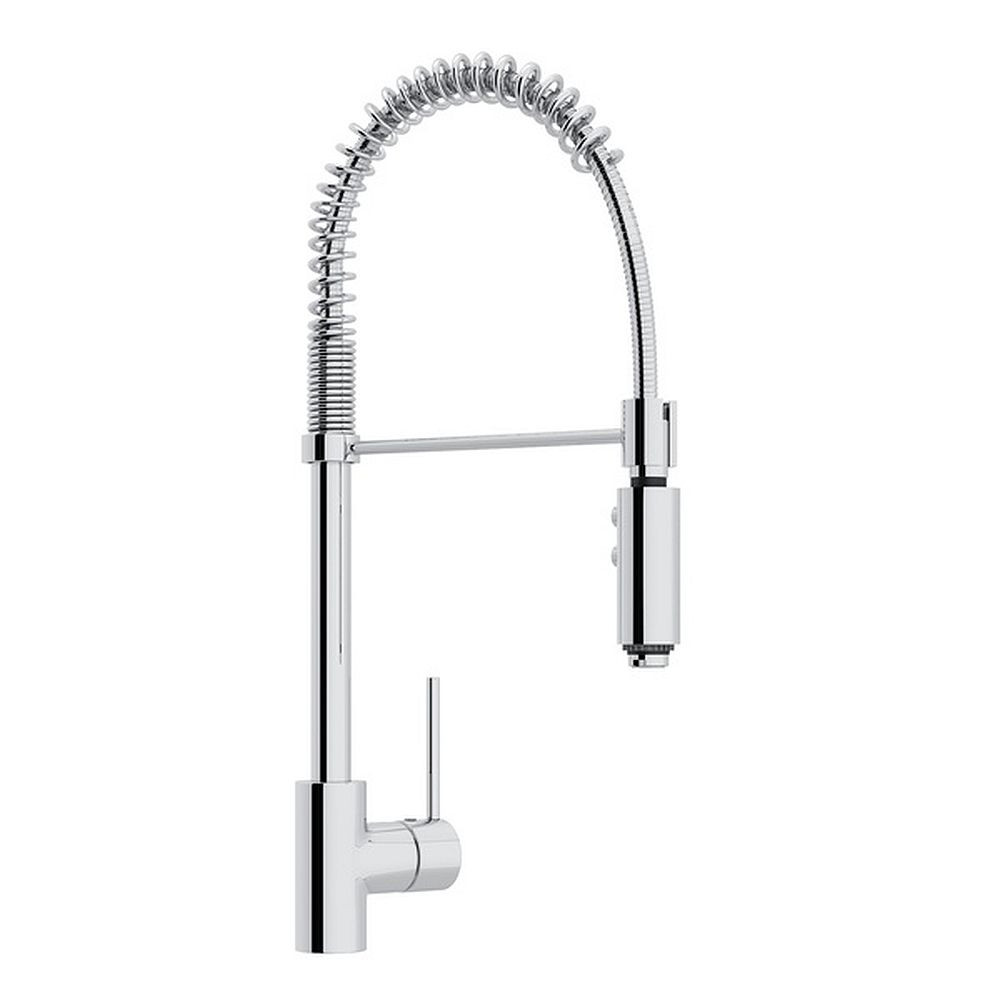 Side Lever Handle Pro Pull-Down Kitchen Faucet In Polished Chrome