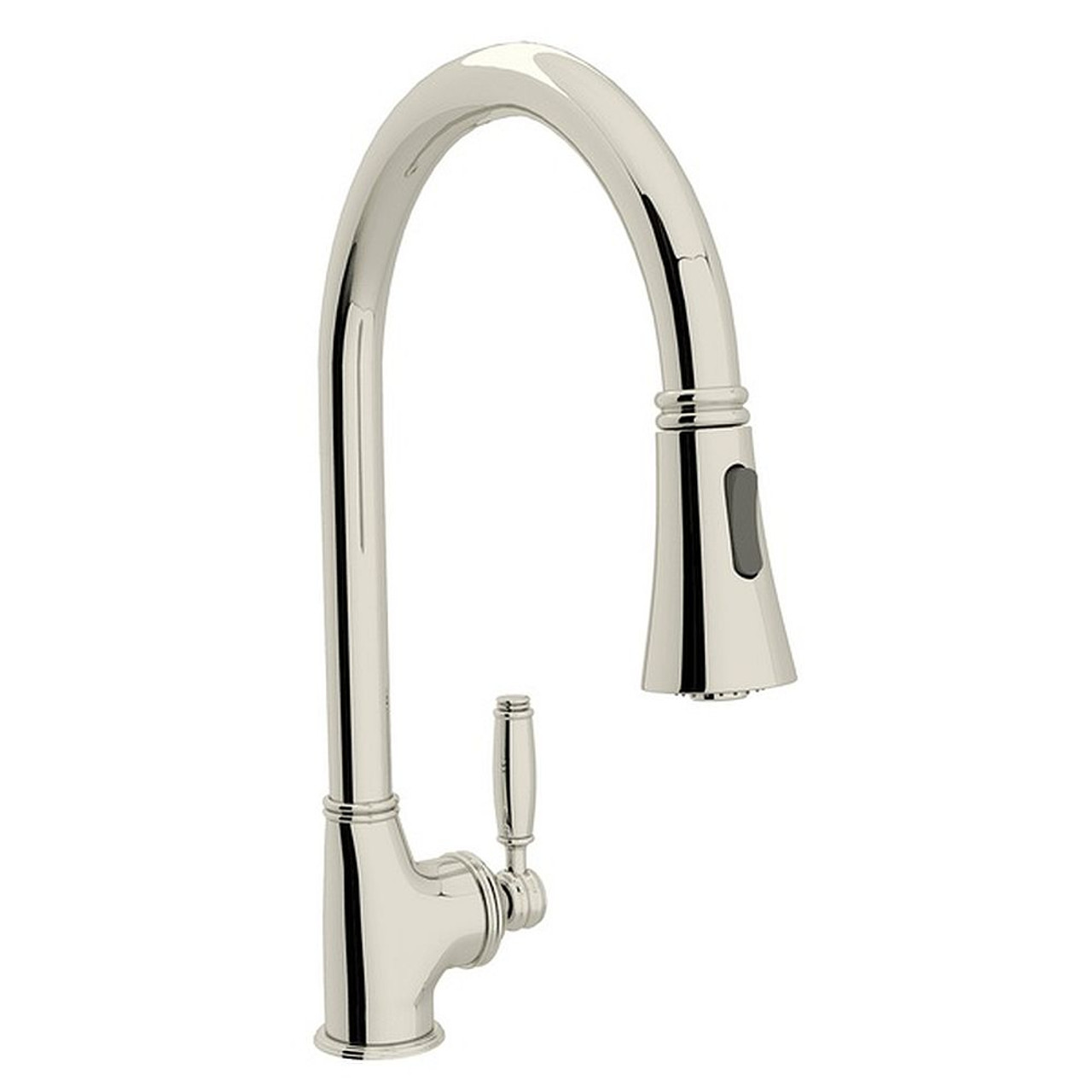 Gotham High-Spout Pull-Down Kitchen Faucet In Polished Nickel