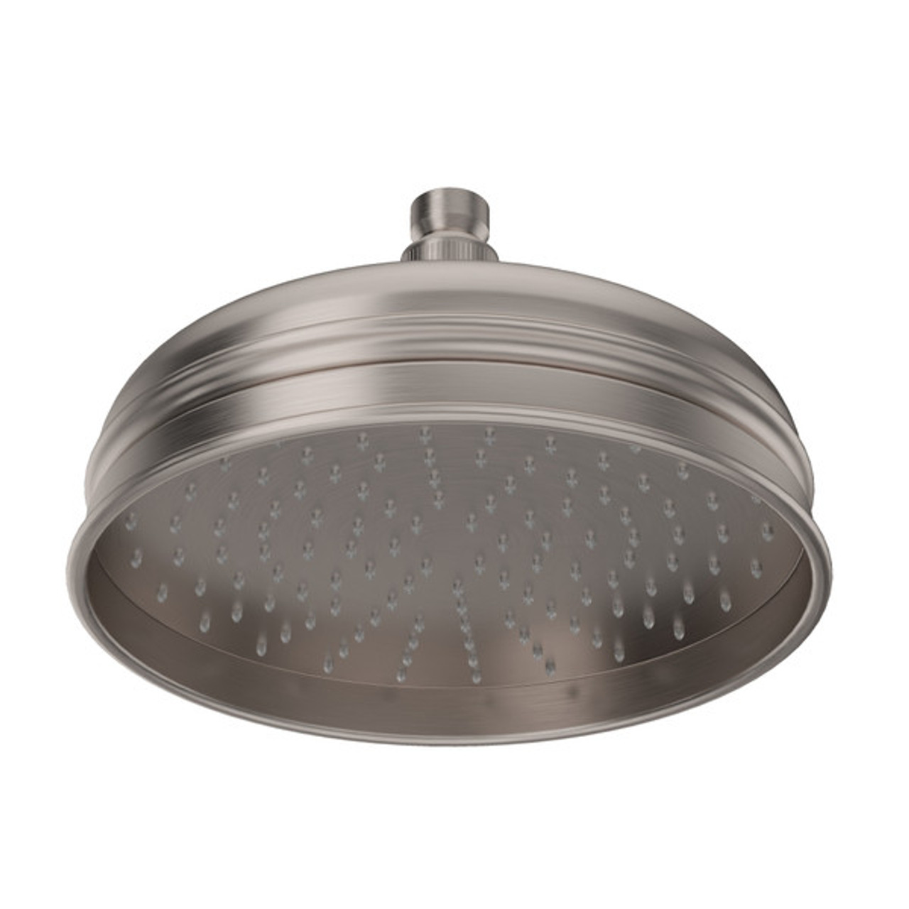 Rohl 1037/8STN 9-in Rain Showerhead, Satin Nickel