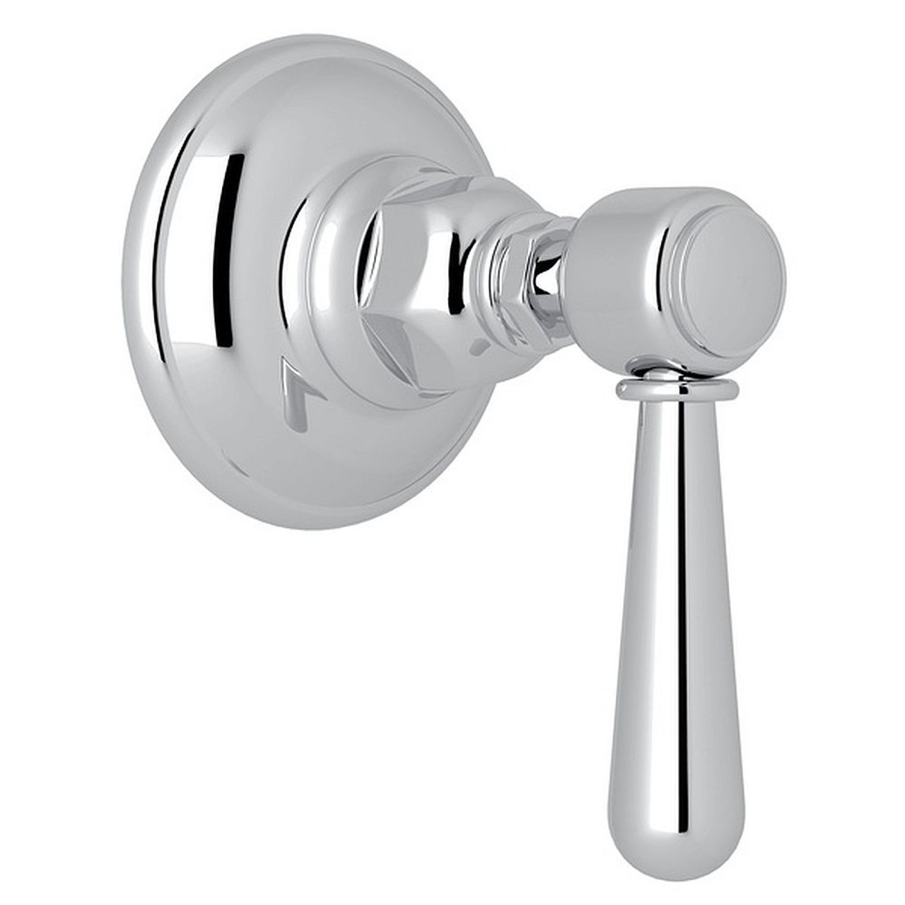 Rohl A2912LMAPCTO Trim for Volume Control and 4-Port Dedicated Diverter with Metal Lever in Polished Chrome