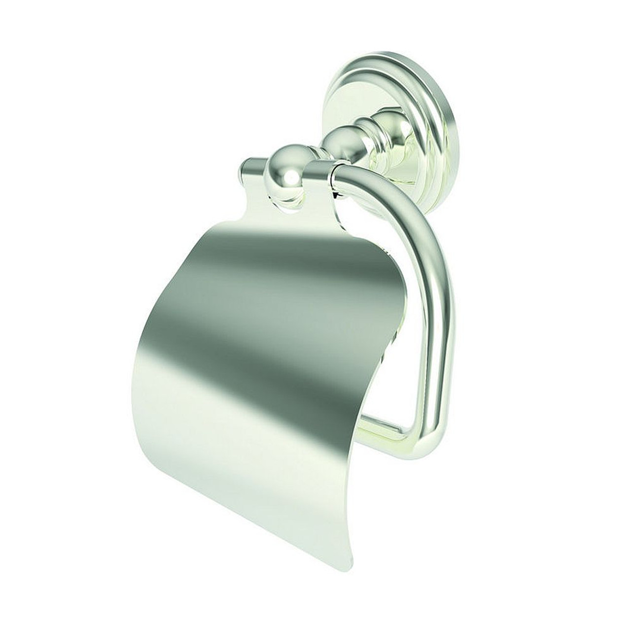 Ginger 1127/PN Single Post Toilet Paper Holder in Polished Nickel Ginger 1127/PN Single Post Toilet Paper Holder in Polished Nickel