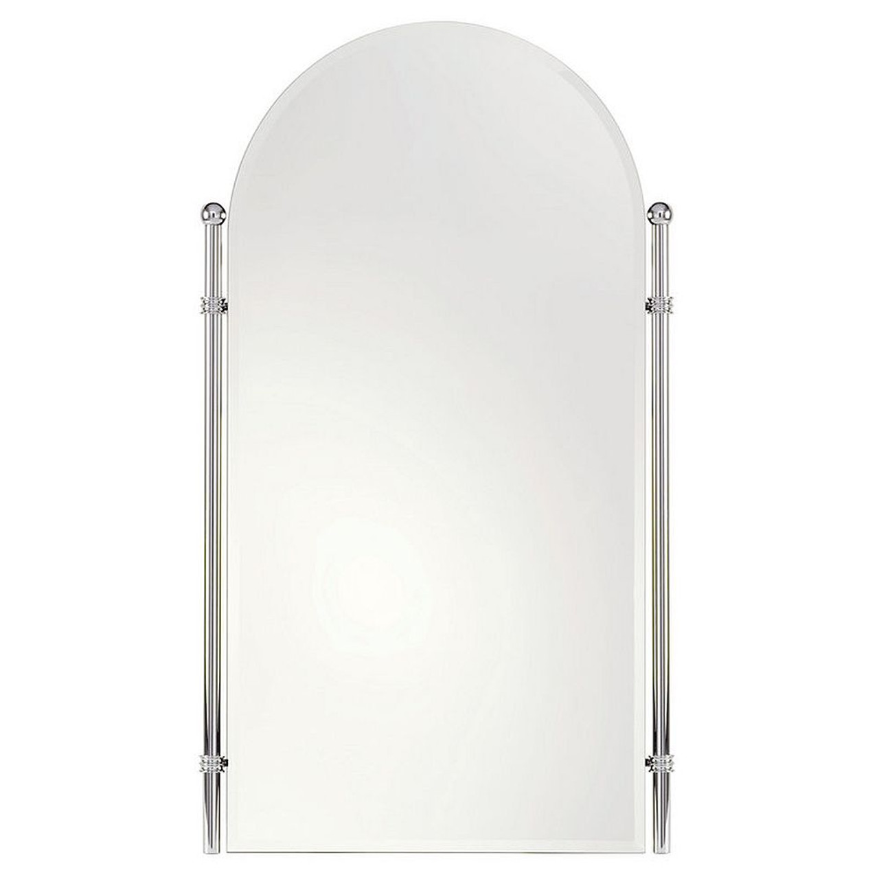 20.4in Wall Mounted Portrait Mirror in Oil Rubbed Bronze 20.4in Wall Mounted Portrait Mirror in Oil Rubbed Bronze
