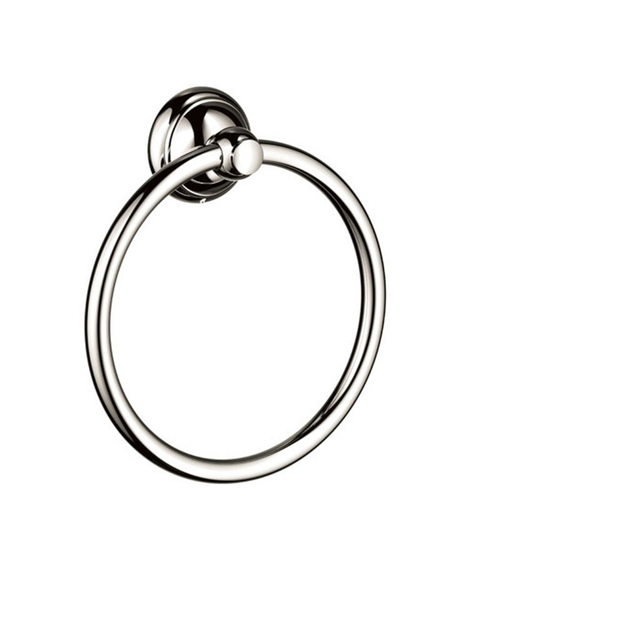 Hansgrohe 06095830 C Accessories Wall Mounted Towel Ring, In Polished Nickel