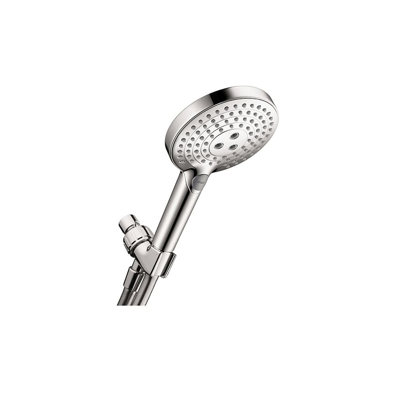 Hansgrohe 04542000 Raindance Select S 2.5 GPM 3-Jet Handshower Set 120, In Chrome Hansgrohe 04542000 Raindance Select S 2.5 GPM 3-Jet Handshower Set 120, In Chrome