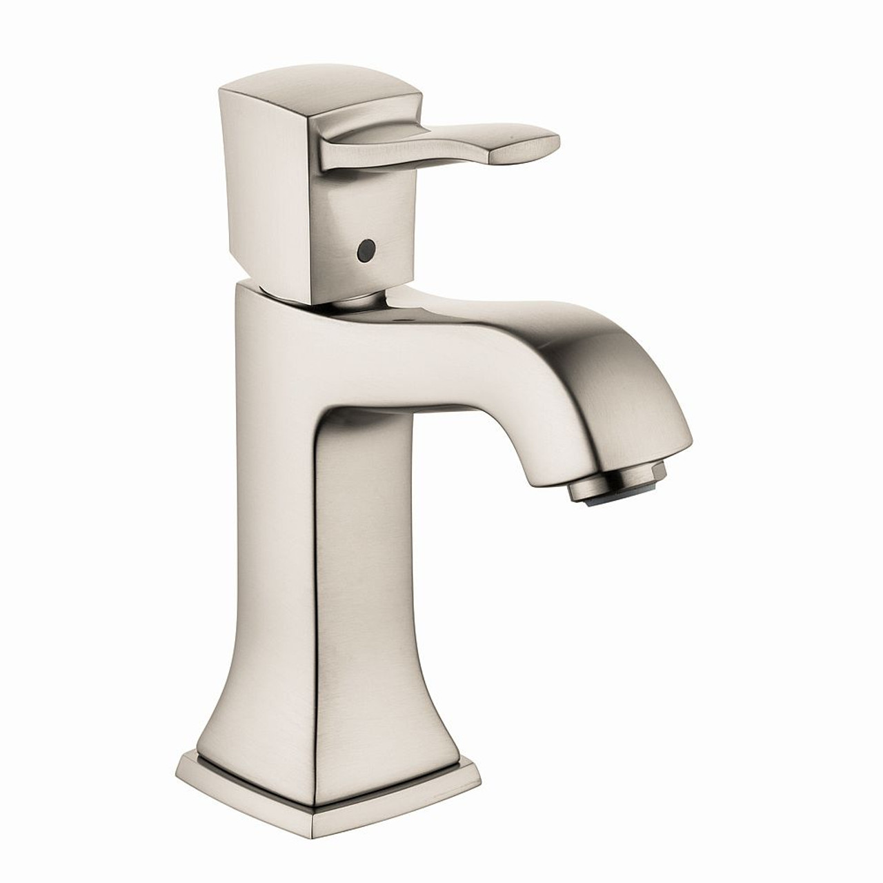 Hansgrohe 31300821 Metropol Classic Single-Hole Faucet 110 with Pop-Up Drain, 1.2 GPM, In Brushed Nickel Hansgrohe 31300821 Metropol Classic Single-Hole Faucet 110 with Pop-Up Drain, 1.2 GPM, In Brushed Nickel