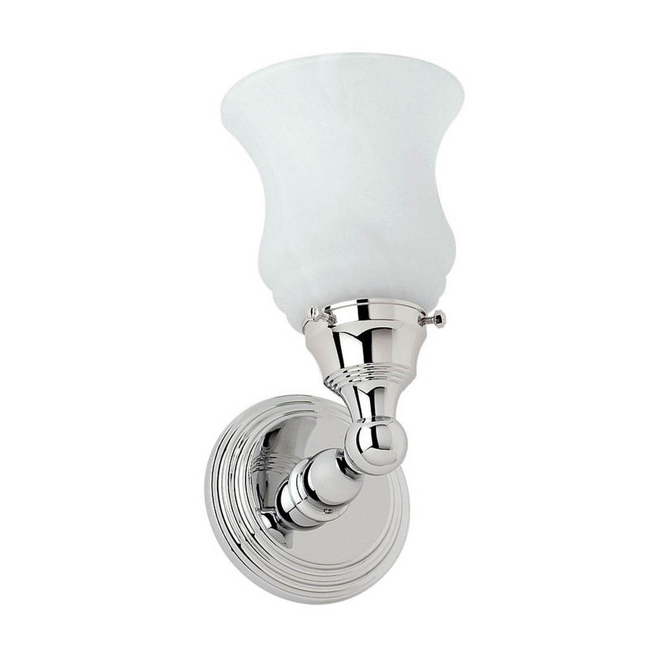 Ginger 1182-1SO/SN 1 Light Bathroom Sconce in Satin Nickel Ginger 1182-1SO/SN 1 Light Bathroom Sconce in Satin Nickel