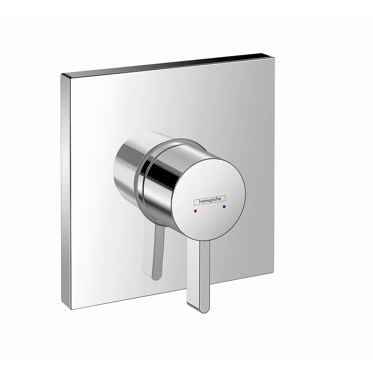 Hansgrohe 15724001 Ecostat Square Pressure Balance Trim, In Chrome