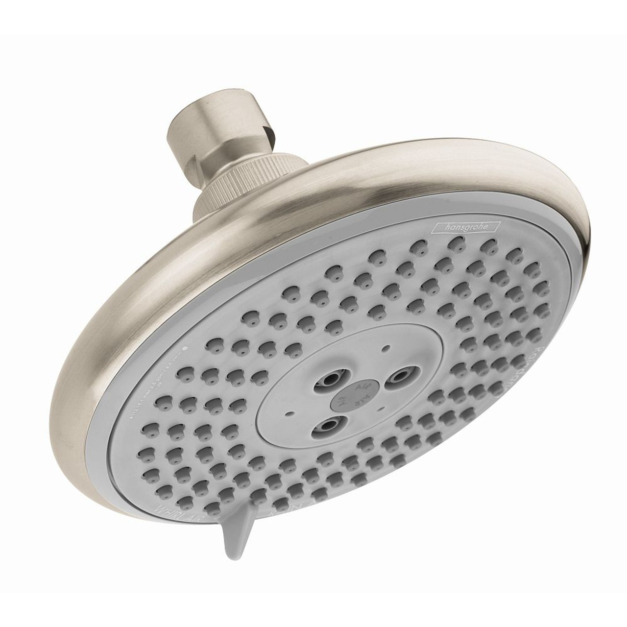 Hansgrohe 04729820 Raindance E 2.0 GPM 3-Jet Showerhead 120, In Brushed Nickel Hansgrohe 04729820 Raindance E 2.0 GPM 3-Jet Showerhead 120, In Brushed Nickel