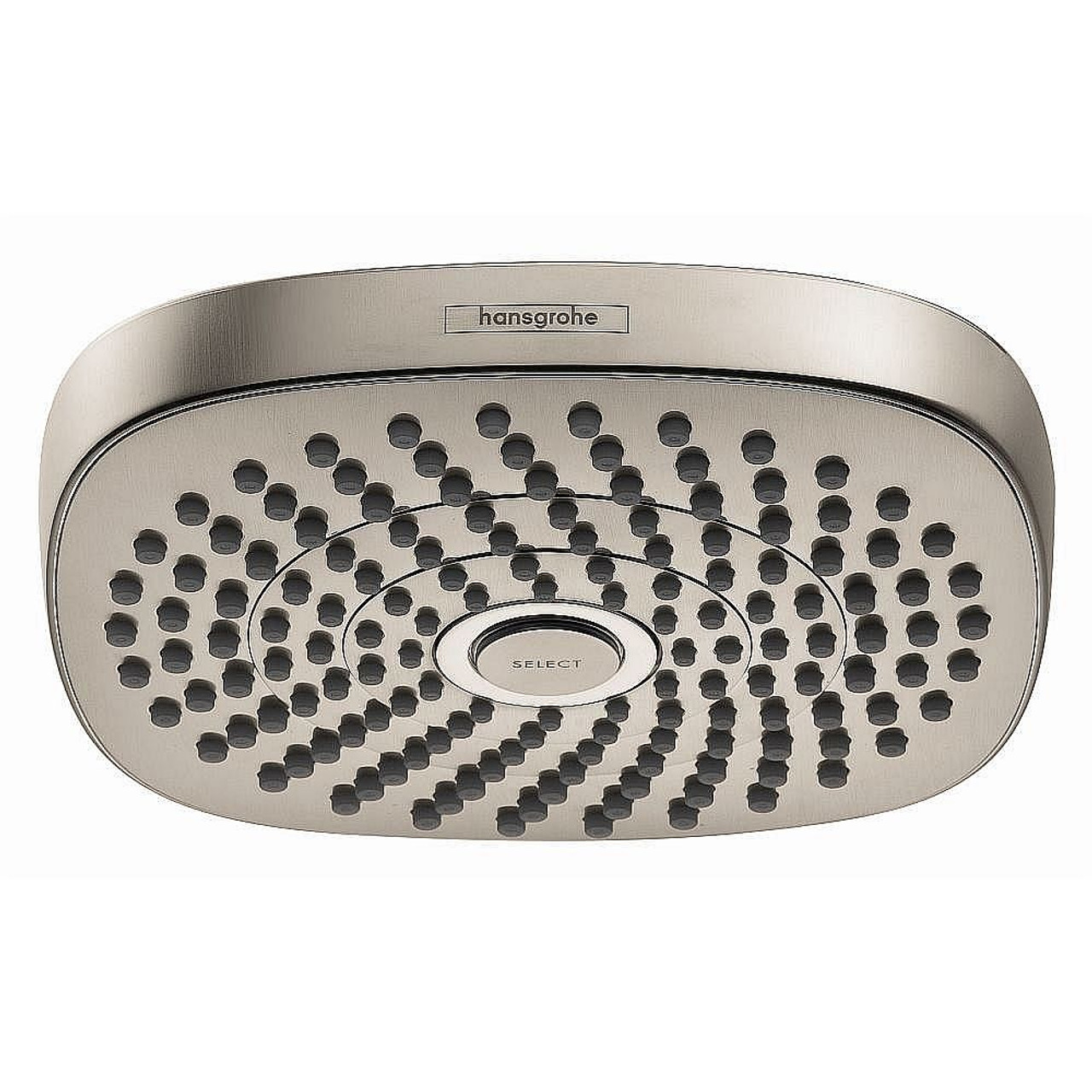 Hansgrohe 26528821 Croma Select E 2.0 GPM 2-Jet Showerhead 180, In Brushed Nickel Hansgrohe 26528821 Croma Select E 2.0 GPM 2-Jet Showerhead 180, In Brushed Nickel