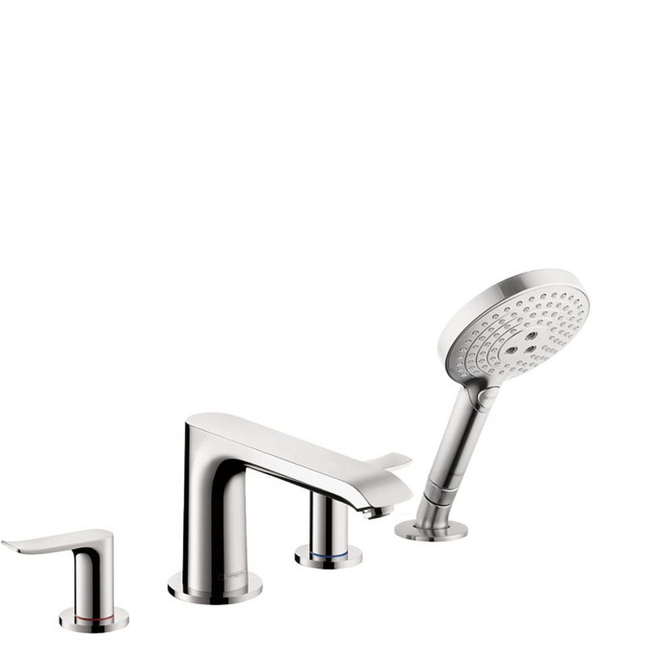 Hansgrohe 31404001 Metris 4-Hole Roman Tub Set Trim with 1.75 GPM Handshower, In Chrome Hansgrohe 31404001 Metris 4-Hole Roman Tub Set Trim with 1.75 GPM Handshower, In Chrome