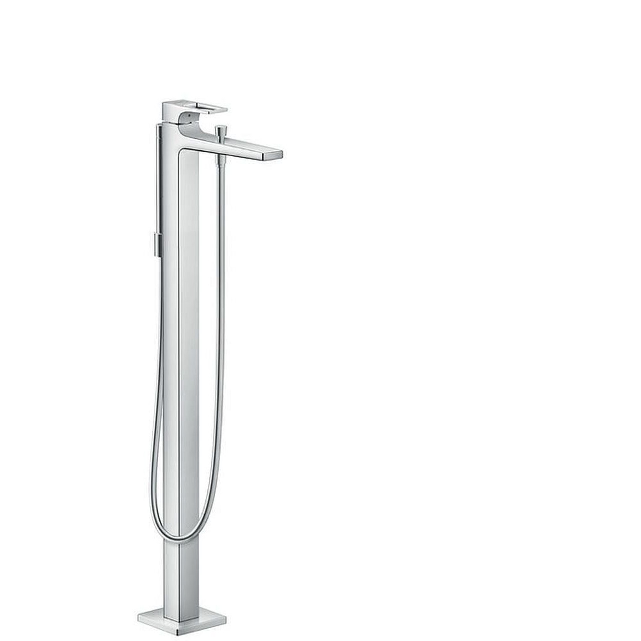 Hansgrohe 74532001 Metropol Freestanding Tub Filler Trim with Loop Handle and 1.75 GPM Handshower, In Chrome