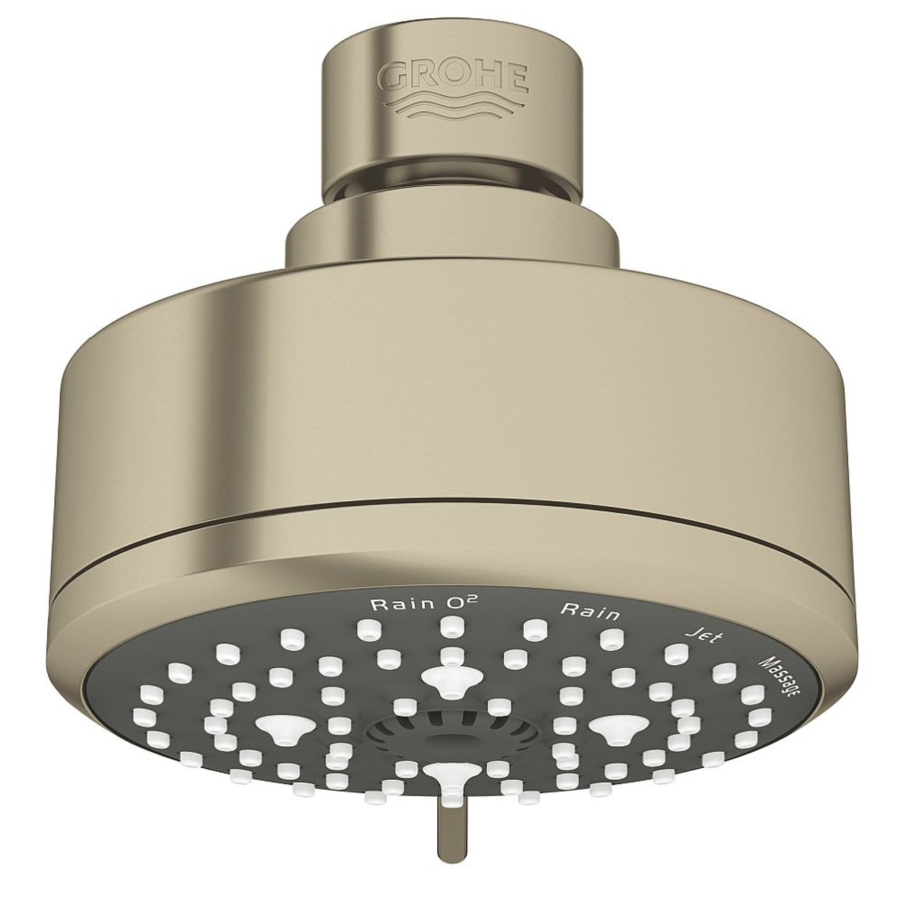 Grohe 26043EN1 New Tempesta Cosmopolitan 100 4-Sprays Shower Head with 1.75 gpm Flow in Brushed Nickel Grohe 26043EN1 New Tempesta Cosmopolitan 100 4-Sprays Shower Head with 1.75 gpm Flow in Brushed Nickel