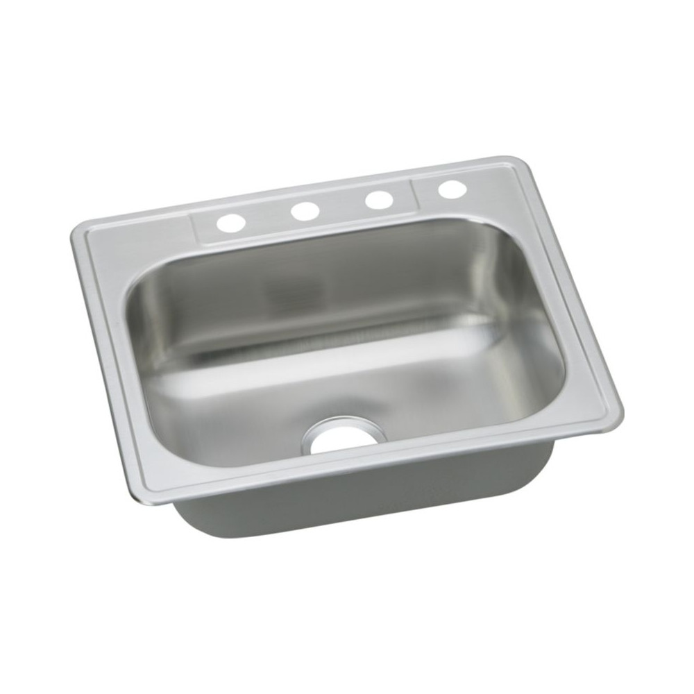 Elkay KF-DSE125221 25-in X 22-in Stainless Steel Drop-in Kitchen Sink Kit