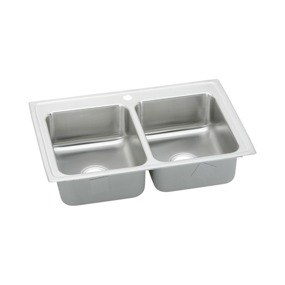 Elkay KF-LR33221 33-in X 22-in Stainless Steel Drop-in Kitchen Sink Kit
