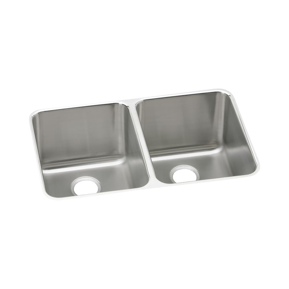 Elkay KF-ELUH322010 31.25-in X 20-in Stainless Steel Undermount Kitchen Sink Kit