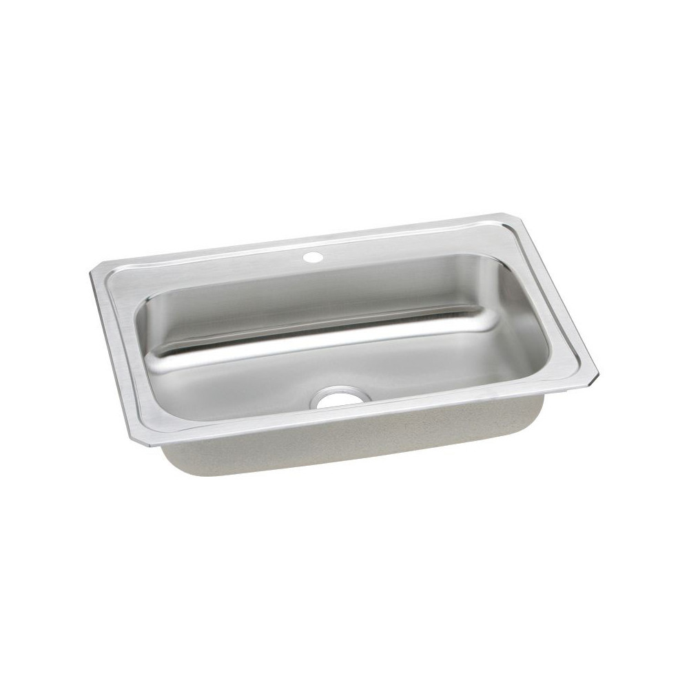 Elkay KF-CRS33221 33-in X 22-in Stainless Steel Drop-in Kitchen Sink Kit