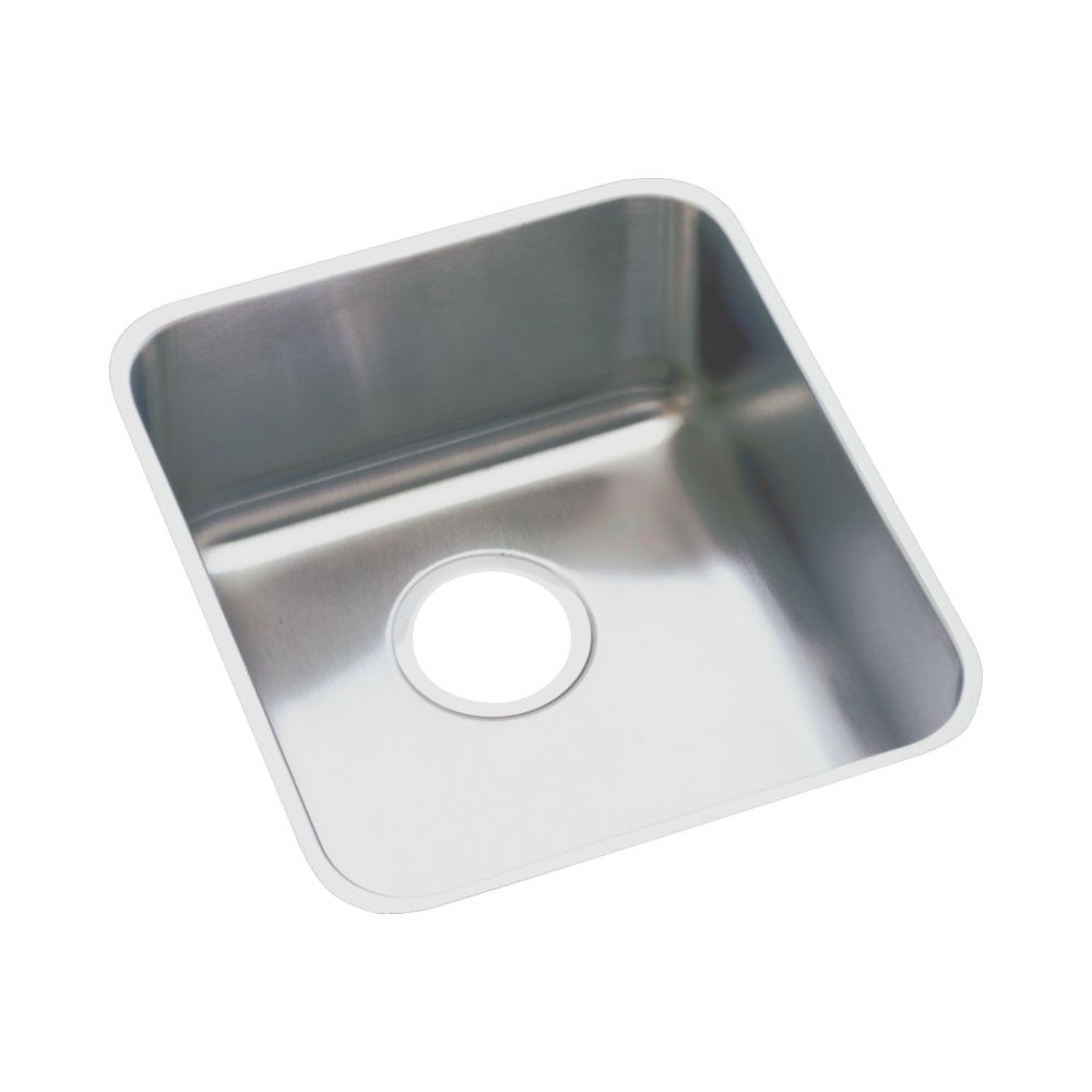 Elkay KF-ELUH1316 16-in X 18.5-in Stainless Steel Undermount Kitchen Sink Kit