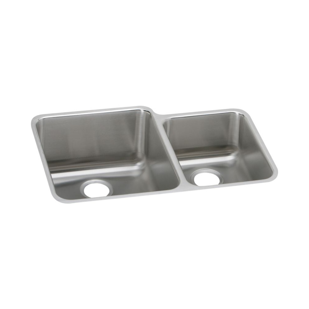 Elkay KF-ELUH3121R 30.75-in X 21-in Stainless Steel Undermount Kitchen Sink Kit