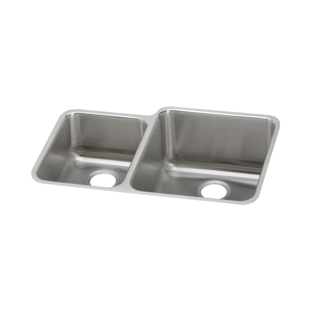 Elkay KF-ELUH3121L 30.75-in X 21-in Stainless Steel Undermount Kitchen Sink Kit