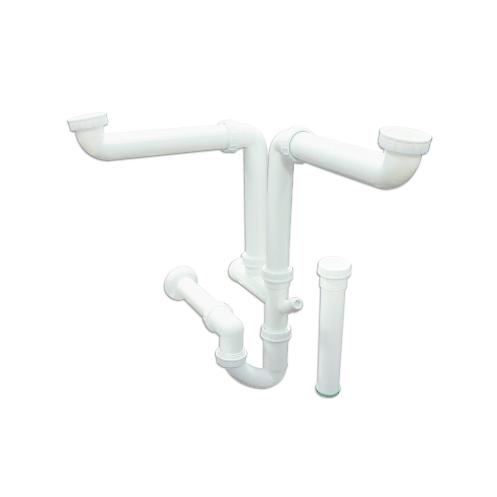 Elkay KF-ILR4822L1 48-in X 22-in Stainless Steel Drop-in Kitchen Sink Kit