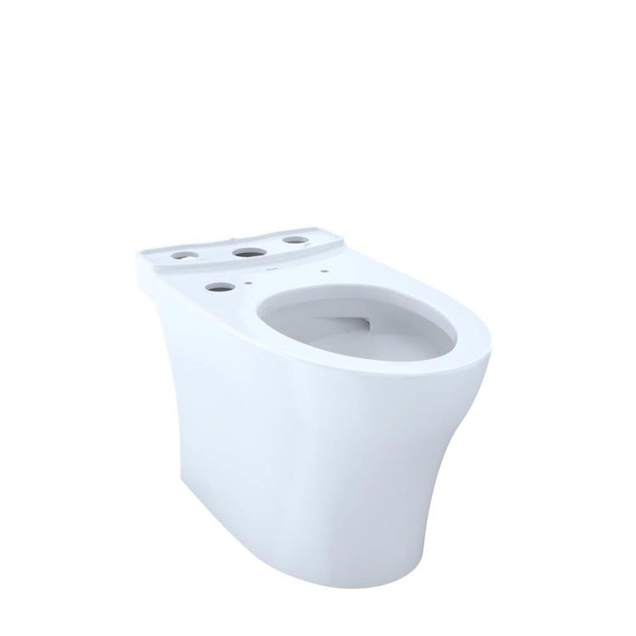 Elongated Skirted Toilet Bowl with CeFiONtect in Cotton