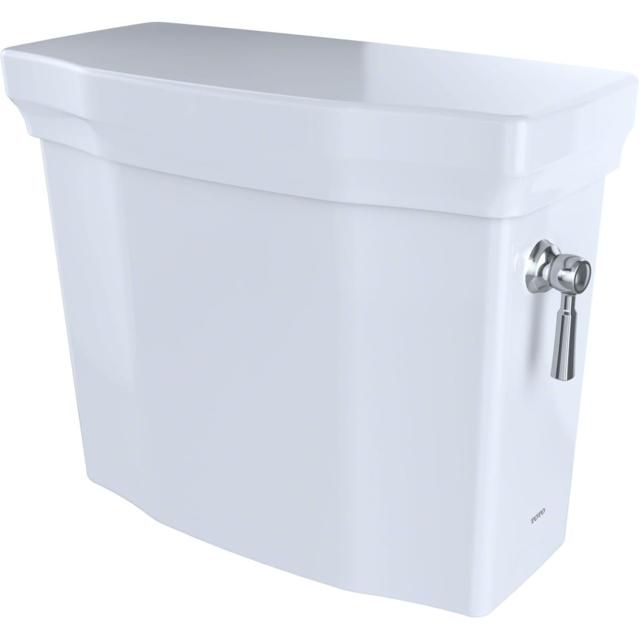 1.0 GPF Single Flush Toilet Tank with Right Hand Trip Lever in Cotton 1.0 GPF Single Flush Toilet Tank with Right Hand Trip Lever in Cotton