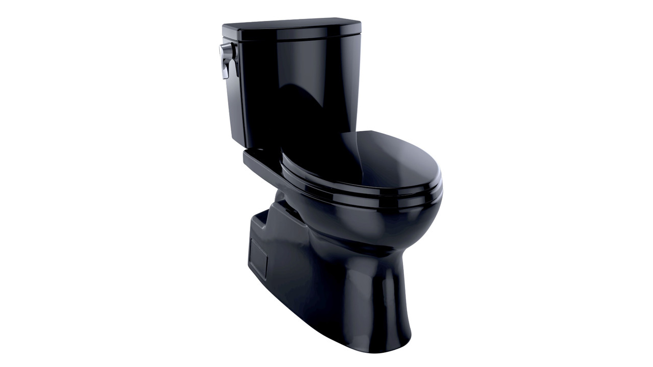 1.0 GPF Two-Piece Elongated Toilet with Single Flush in Ebony 1.0 GPF Two-Piece Elongated Toilet with Single Flush in Ebony