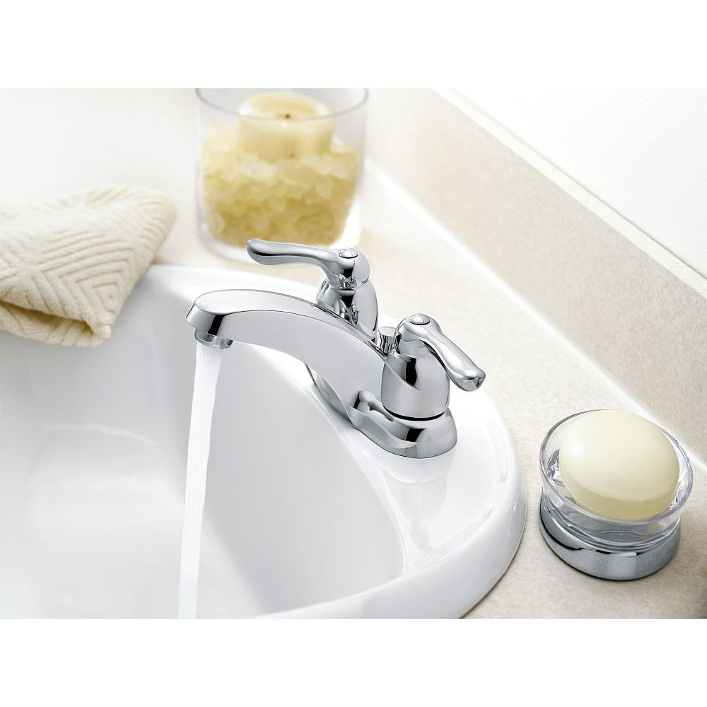 4" Centerset Two-Handle Bathroom Faucet