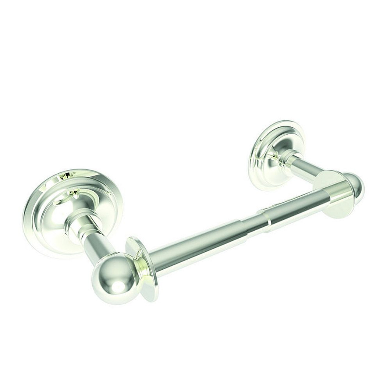 Ginger 2608/PN Double Post Toilet Paper Holder in Polished Nickel Ginger 2608/PN Double Post Toilet Paper Holder in Polished Nickel