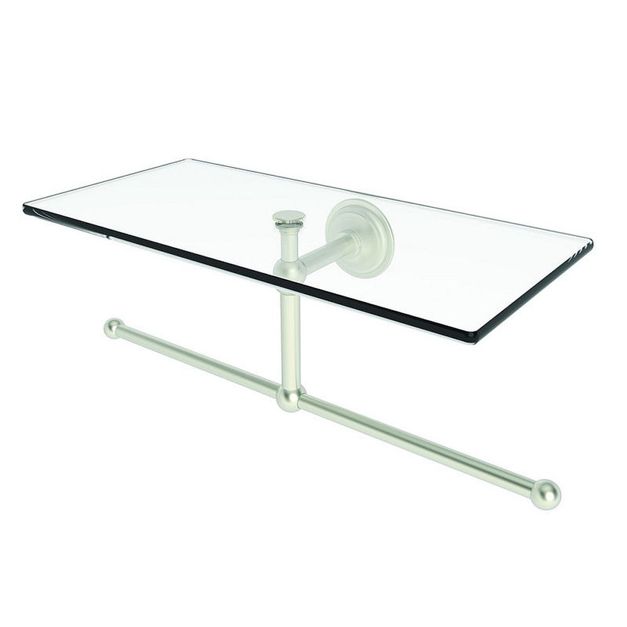 12in Tray with Bar in Satin Nickel 12in Tray with Bar in Satin Nickel