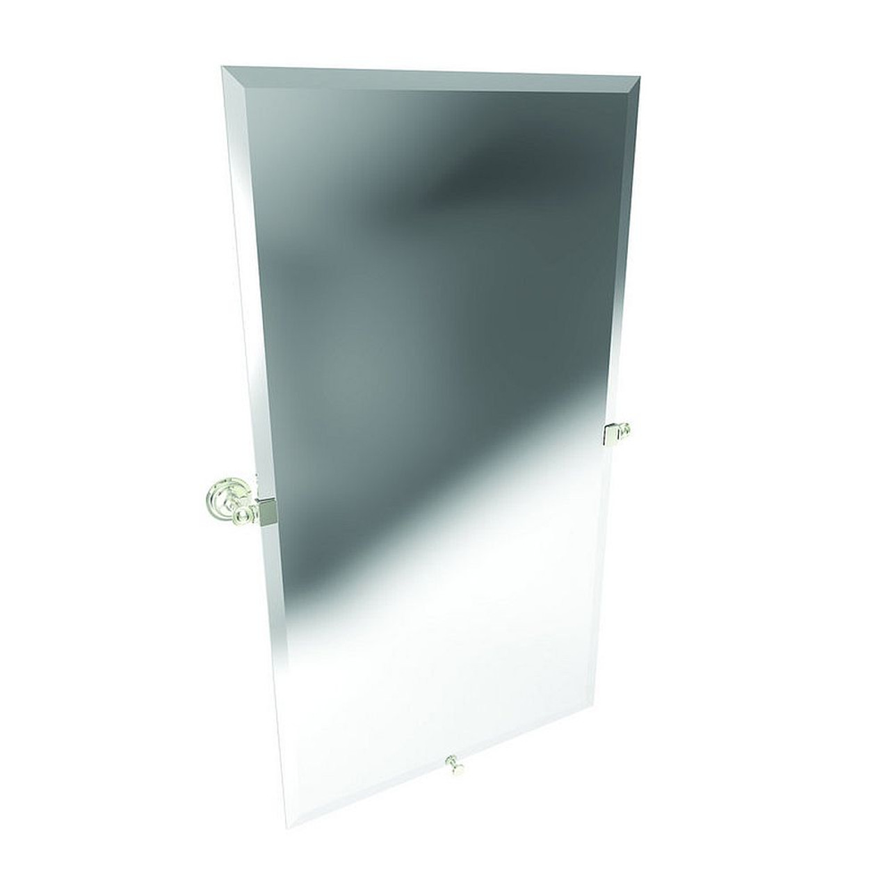 Polished Nickel Large Mirror in Polished Nickel Polished Nickel Large Mirror in Polished Nickel