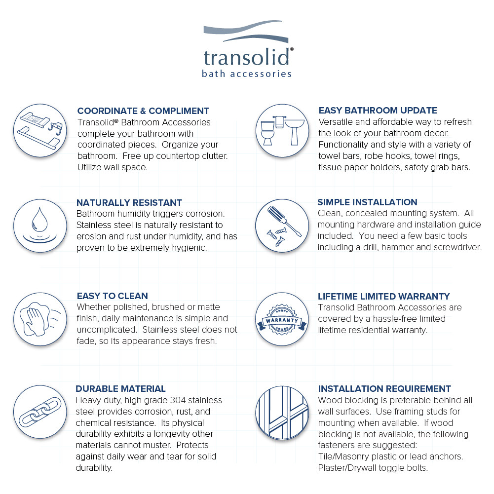 32-inch Grab Bar, In Brushed Stainless