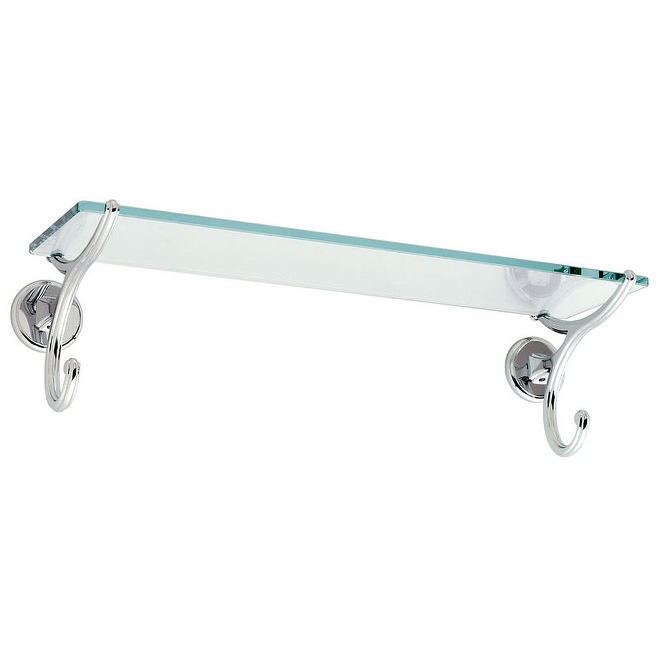 Ginger 2734T-24/PB 24in Glass Shelf in Polished Brass Ginger 2734T-24/PB 24in Glass Shelf in Polished Brass