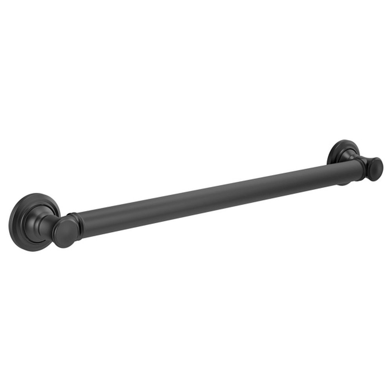 24" Traditional Decorative ADA Garb Bar in Matte Black