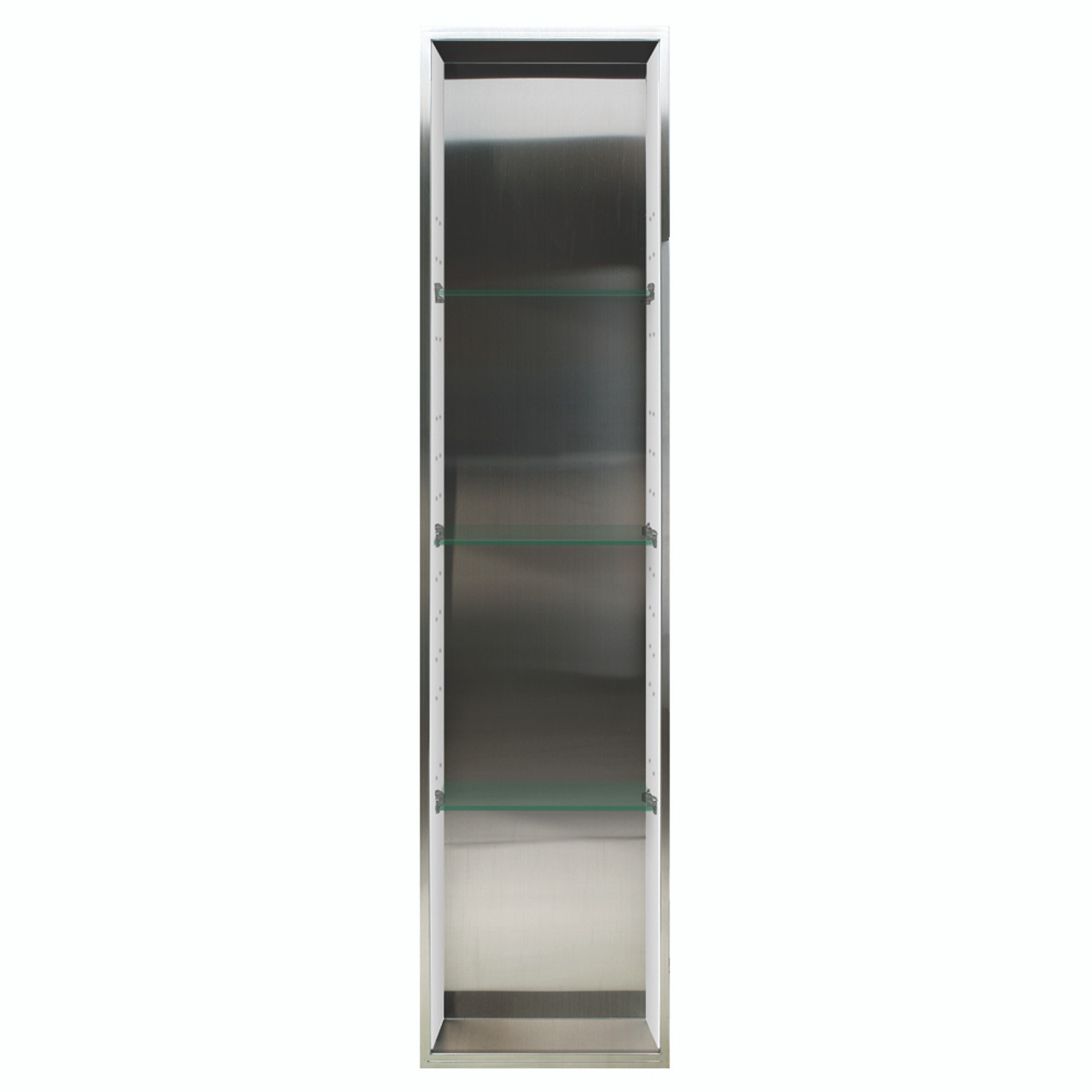 Transolid STV5814-BS31B 58.5-in Storage Pod, In Stainless Steel/White