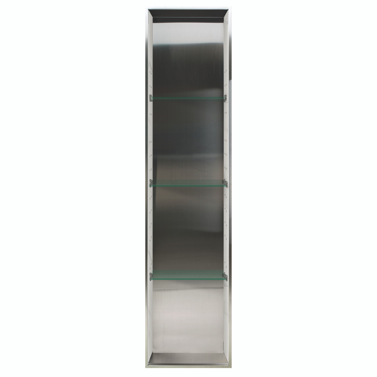 58.5-in Storage Pod, In Stainless Steel/Bianca